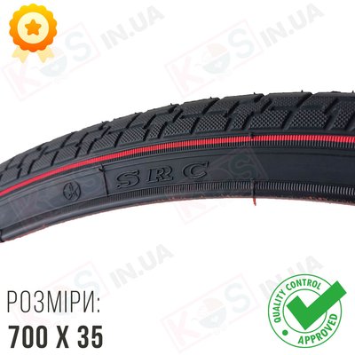 Покришка 700X35C, 28x1 5/8x1 3/8 (37-622), (37-622) SRC Tyres (SV-117) 286825 фото