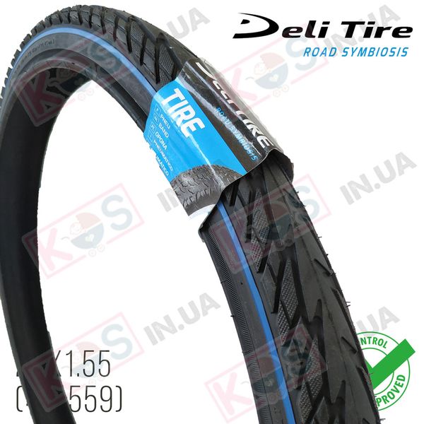 Покришка 26x1.75 (47-559) Deli Tire SA-234 для велосипеда 274437 фото