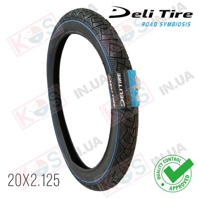 Покришка для велосипеда 20x2.125 Deli Tire SA-238 Black 274498 фото