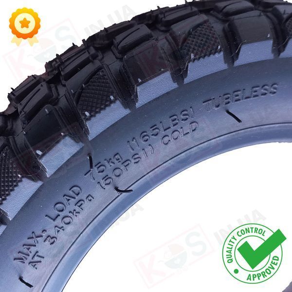 Шина 10X2-6.1 Off Road Tubeless шипована на самокат Xiaomi Mijia Scooter M365/Pro/1S 289322 фото