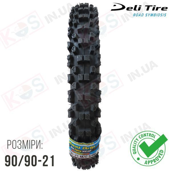 Шина 90/90-21 шипована AllTerra VX15 Maxi Grip TT SB-139. Мотошина Deli Tire 276941 фото
