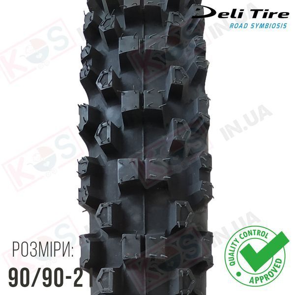 Шина 90/90-21 шипована AllTerra VX15 Maxi Grip TT SB-139. Мотошина Deli Tire 276941 фото