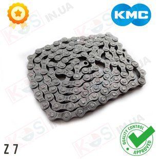 Ланцюг KMC Z7 Grey/Brown 6/7 швидкостей 114 ланок коричневий/сірий + замок 287228 фото