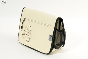 Сумка на коляску Ok Style Квіточка (Молочна матова) №8 8995 фото