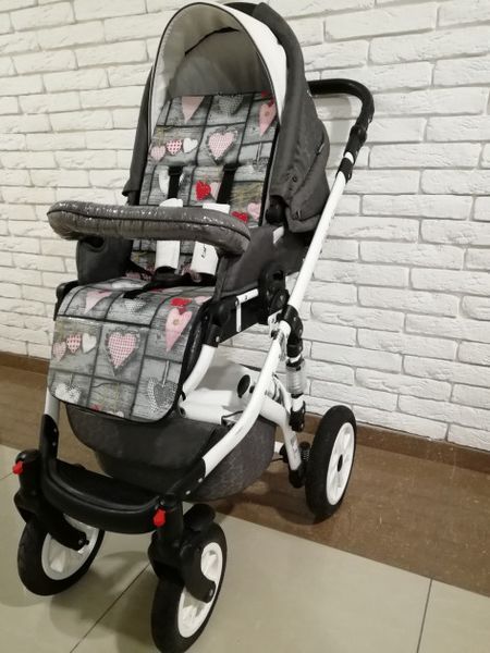 Матрацик в коляску Ok Style Кокос Сердечка 6696 фото