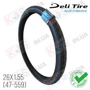 Покришка 26x1.75 (47-559) Deli Tire SA-234 для велосипеда 274437 фото