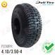 Покришка 4.10/3.50-4 Deli Tire для дитячого квадроцикла 287617 фото 1