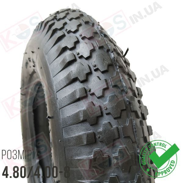 Шина 4,80/4,00-8 з камерою для садової тачки 4PR 276520 фото
