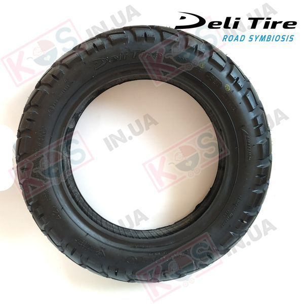 Покришка (шина) для скутера 3.00-10 "DELI TIRE" SC-101 "EAGLE", TL. Мотошина безкамерна 28720 фото