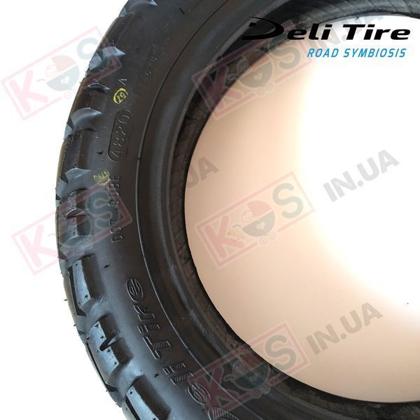 Покришка (шина) для скутера 3.00-10 "DELI TIRE" SC-101 "EAGLE", TL. Мотошина безкамерна 28720 фото
