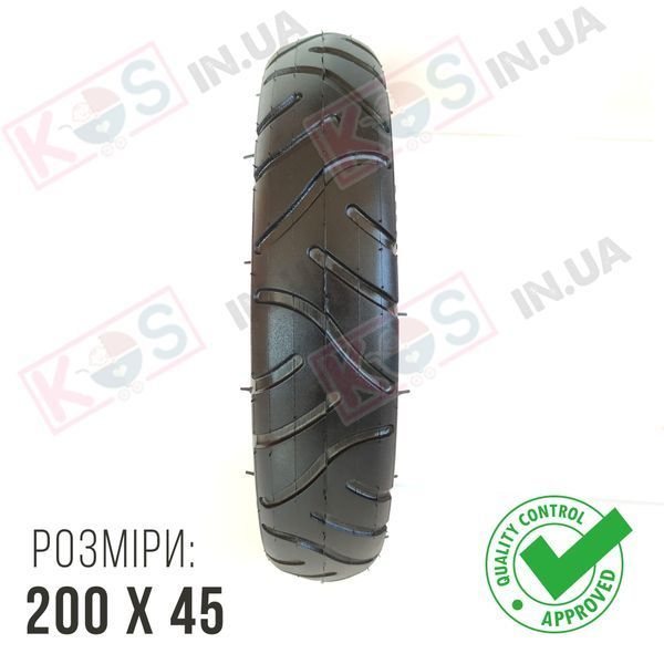 Покришка 200 x 45 для дитячої коляски 5620 фото