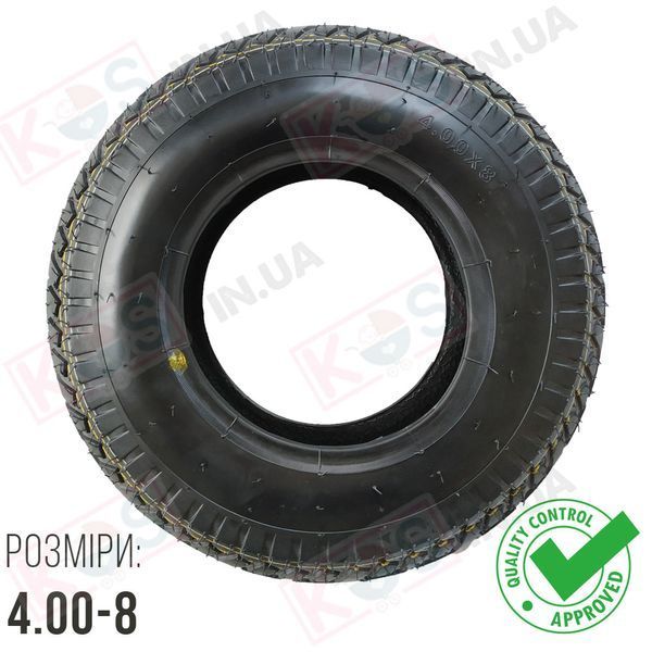 Покришка 4.00-8 4PR для візка, тачки, причепа SOSOON SY-308 (висока якість) 276529 фото