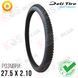 Покришка для велосипеда 27.5x2.10/650x54B (54-584) Deli Tire SA-258 Black 277491 фото 2