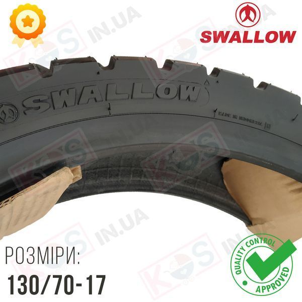 Шина 130/70-17 Premium Swallow SB-117. Мотошина Deli Tire безкамерна 275450 фото